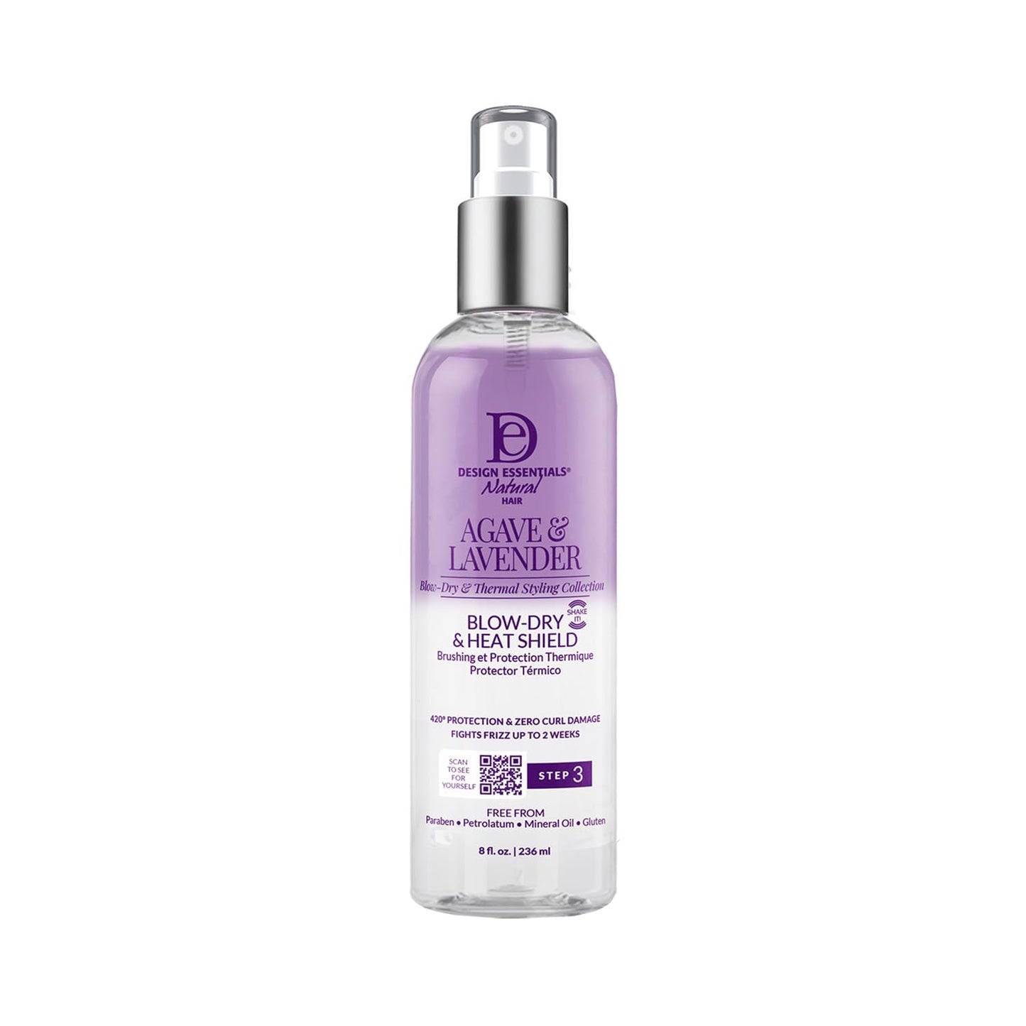 Design Essentials - Agave & Lavender Blow-Dry & Heat Shield 8oz