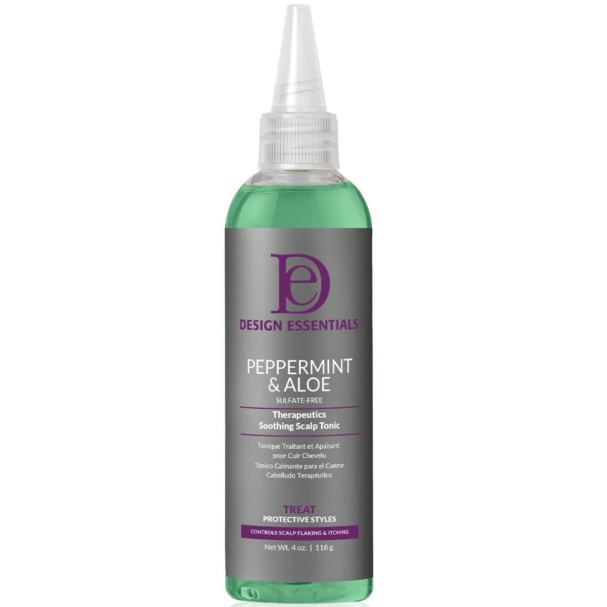 Design Essentials - Peppermint & Aloe Soothing Scalp Tonic 4oz