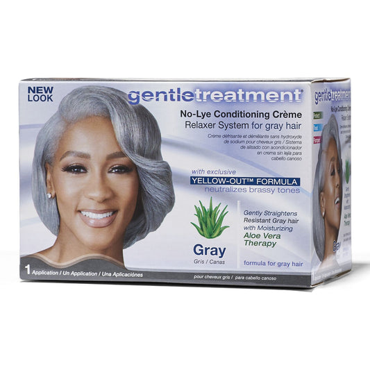 Gentle Treatment - No Lye Conditioning Creme Relaxer for Gray Hair